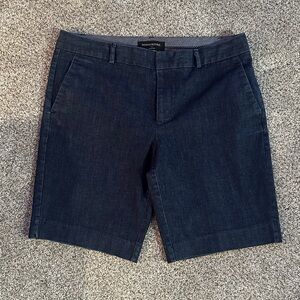 Banana Republic Dark Blue Flat Front Shorts